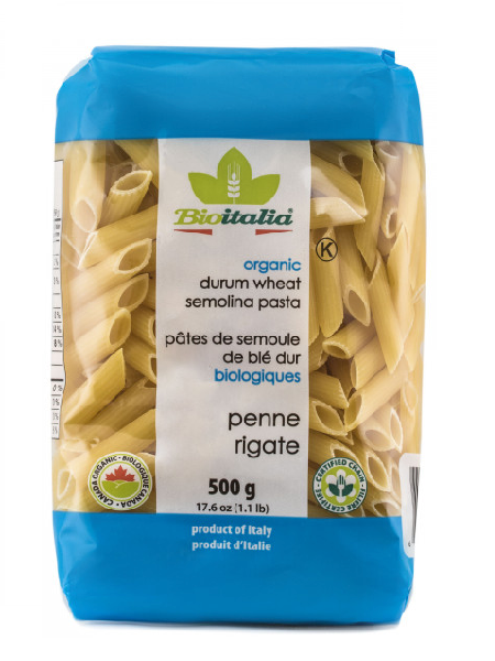BioItalia Penne Rigate Pasta Organic 500g