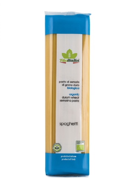 BioItalia Spaghetti Pasta Organic 500g
