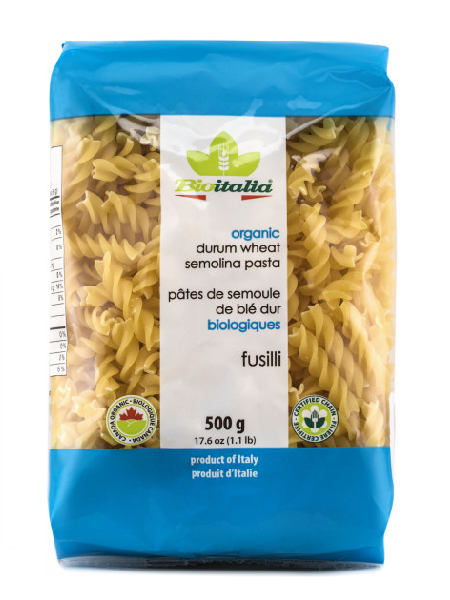 BioItalia Fusilli Pasta Organic 500g