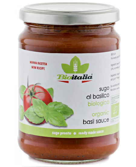 BioItalia Basil Sauce Organic 350g