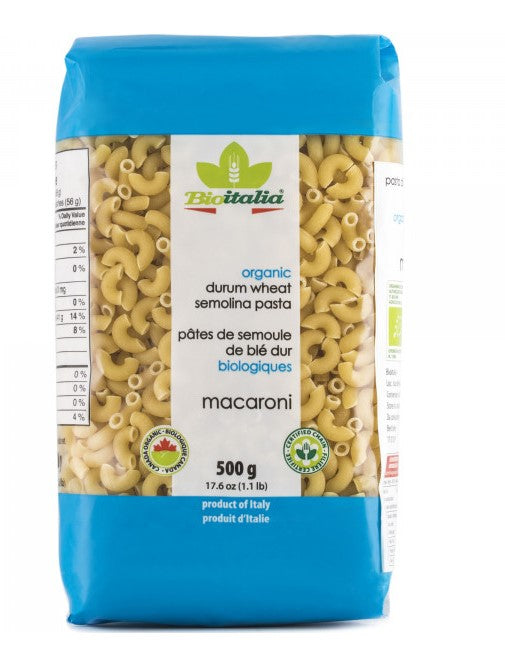 BioItalia Macaroni Pasta Organic 500g