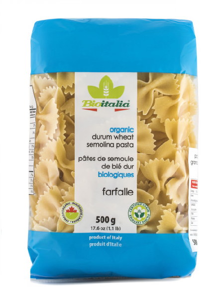 BioItalia Farfalle Pasta Organic 500g