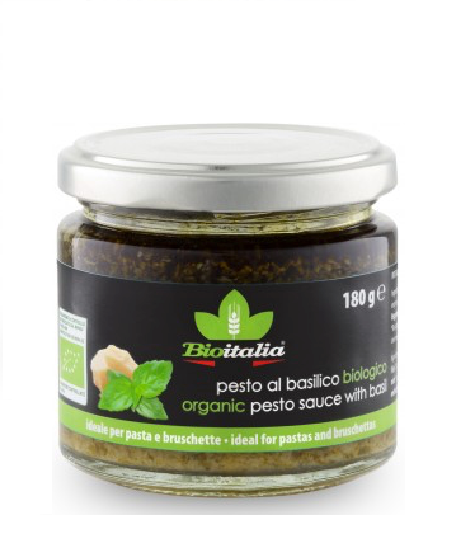 BioItalia Basil Pesto Sauce 180g