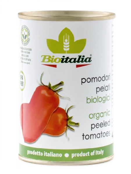 BioItalia Peeled Tomatoes 400g