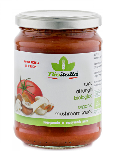 BioItalia Mushroom Sauce 350g