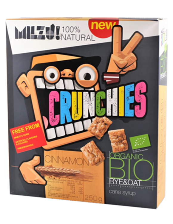 Milzu Crunchies with Cinnamon 250g; 450g