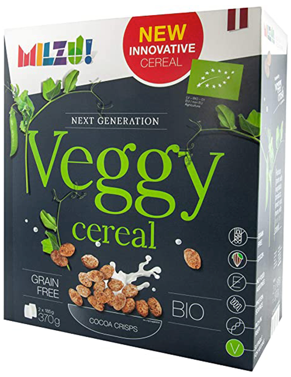 Milzu Veggie Cocoa Crisps 370g